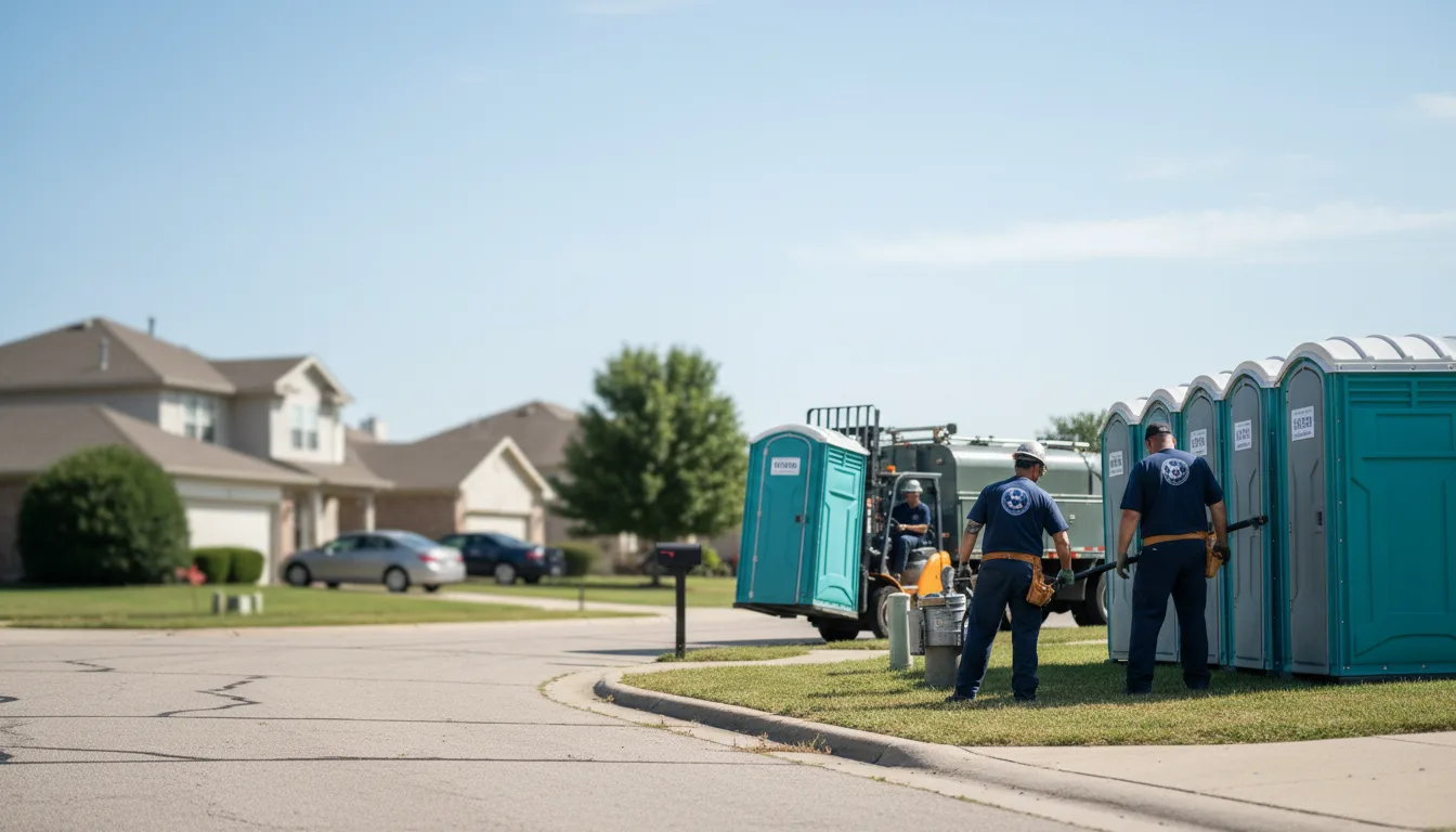 Porta Potty Rental in Harrisonville, MO near me